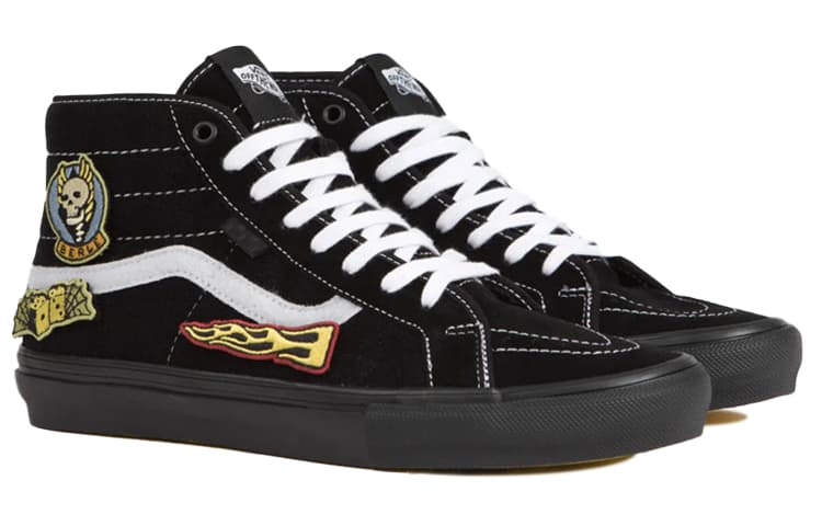 Sk8 Elijah Berle X Skate Vans Hi Decon 'Black' 4