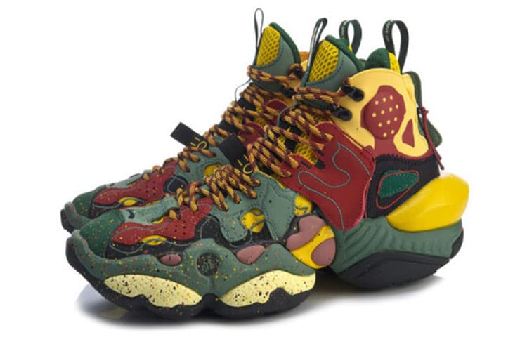 LiNing 2020 ACE A/W NYFW Men's Shoes - Green/Yellow 6