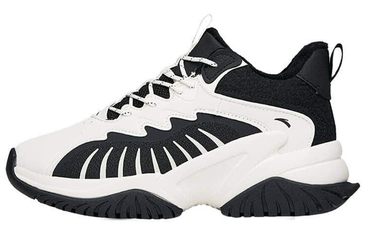 ANTA Casual Shoes Women's Low-Top Black/Ivory White 2