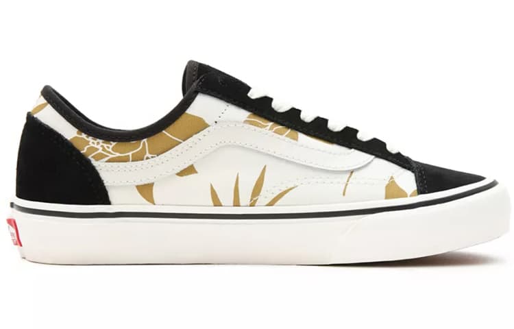 Vans Island Floral Style 36 Decon Sf 'Black White Brown' 3