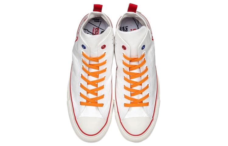 Converse Chuck Taylor All Star 100 Hi Spacesuit NASA White Orange 5