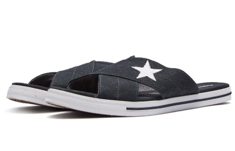 One Star Women's Converse Slide 'Black' Women's 6