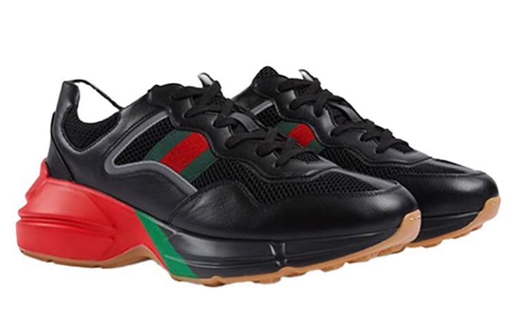 GUCCI Rhyton 'Black Red Green Reflective' 3