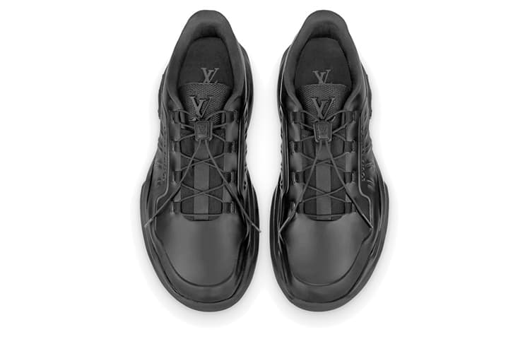 LOUIS VUITTON Millenium Low Top Casual Shoes Men's Black Warrior 6
