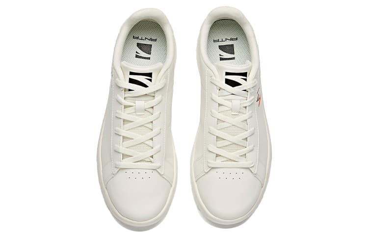 Anta Life Collection Low-Top Skateboard Shoes Women's White Black Orange 5