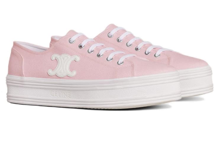 CELINE Stylish Skateboarding Shoes Women's Pink 6
