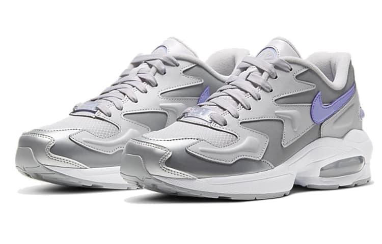 Nike Air Max 2 Light SE Vast Grey Purple Agate Women's 6