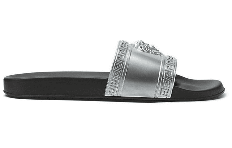 VERSACE Medusa Slide 'Silver' 3