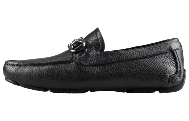 FERRAGAMO Parigi Slip-on Leather Loafers