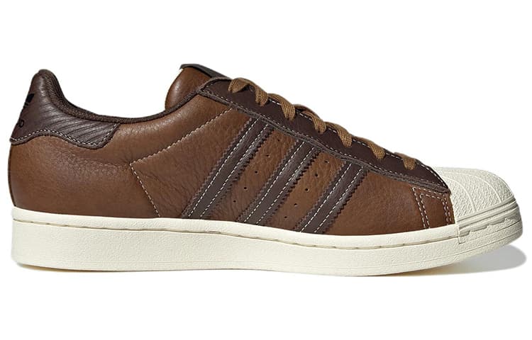 adidas originals Superstar Dark Brown Black White 4