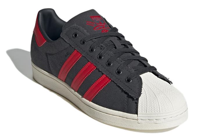 Adidas Originals Superstar Shoes 'Black Red White' 6