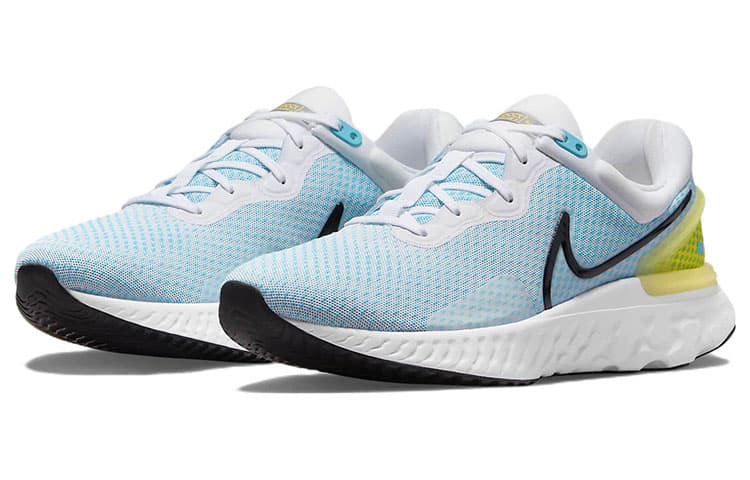 Nike React Miler 3 White Chlorine Vivid Sulfur 6