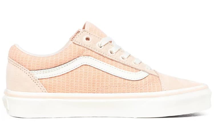 Vans Multi Woven Old Skool Light Pink Women's 3