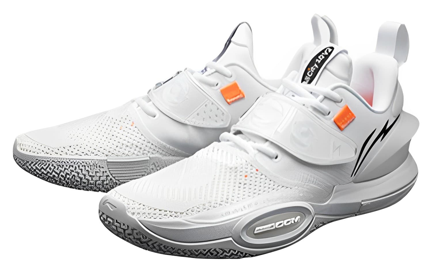 LiNing All City 10 V2 ' White Hot ' Anti-Slip Wear-Resistant Low-Top Performance Basketball Shoes White 3