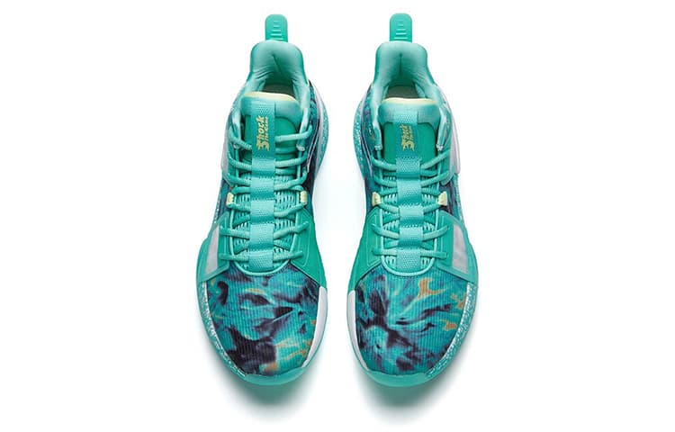 Anta Impact 1 KT Thompson Slip Resistant Cushioning Balance Low Top Basketball Shoes Youth Green 6