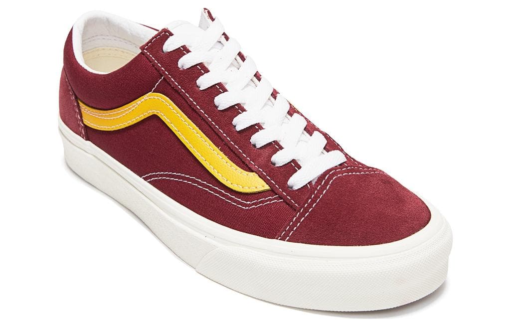 Vans Unisex Style 36 Sneakers Red Wine Red 5