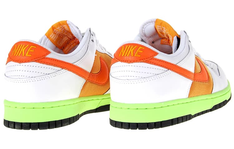 Nike Dunk Low White Orange Blaze Shock Orange Women's 5