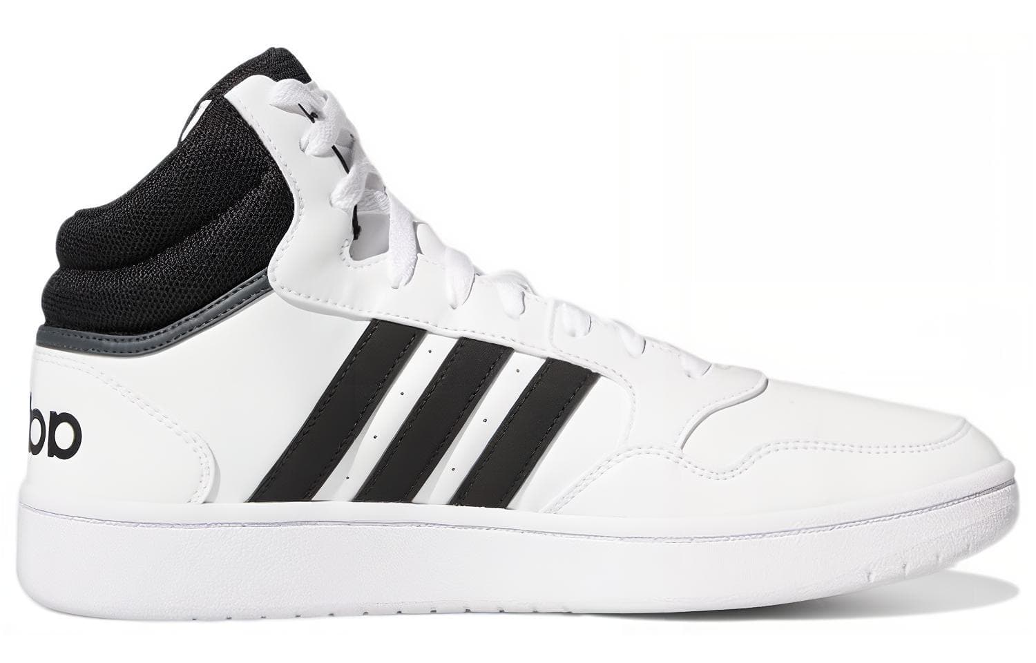 Adidas Neo Hoops 3.0 Mid Classic Vintage Core Black Cloud White 4