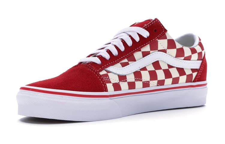Vans Old Skool Checkerboard Racing Red 5