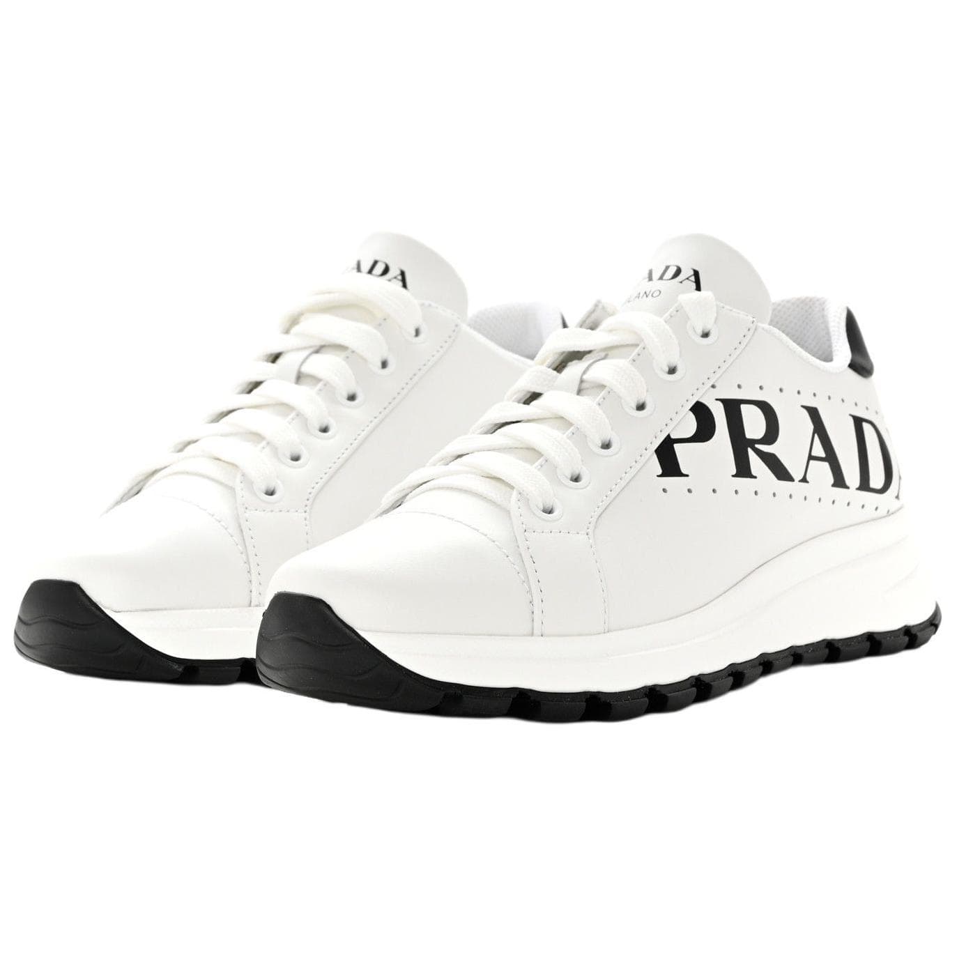 PRADA Low-Top Casual Shoes Men's White 5