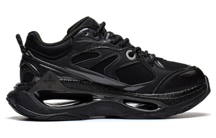 LiNing Beyond Durable Breathable Low-Top Casual Shoes Women's Black 3
