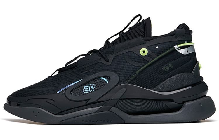 Anta AT91 Mid-Top Skateboard Shoes Men's Black 2