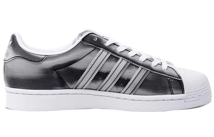 Adidas Originals Superstar Fashion Casual Skate Shoes Unisex Gray Silver 4