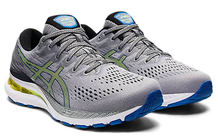 Asics Gel Kayano 28 Sheet Rock Grey Hazard Green 6
