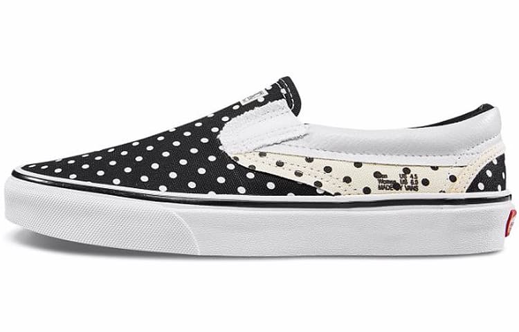 Vans Classic Slip On 'Black White Sail' Women's 2