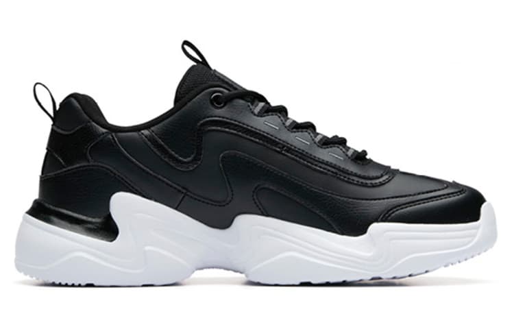 Anta Anti-Slip Wear-Resistant Low-Top Chunky Sneakers Men's Black 4