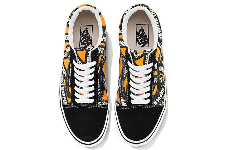Vans Old Skool Alphabet Black Yellow Unisex 'Black Yellow' 6