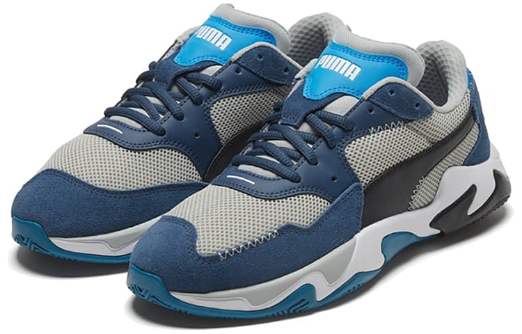 PUMA Storm Stitching 'Gray Dark Blue White' 5