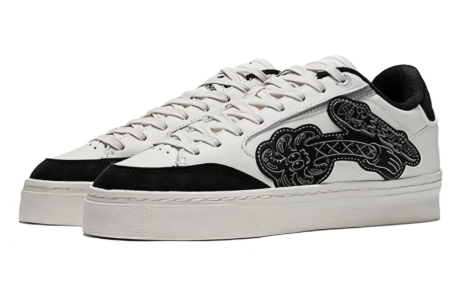 LiNing BadFive Wave 180 X Steven Harrington 'White Black' 5