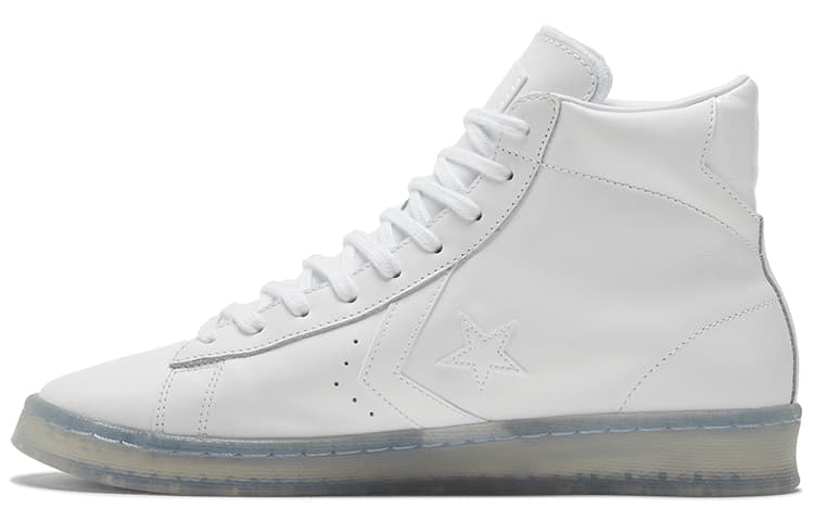 Converse Pro Leather High Black Ice White Clear