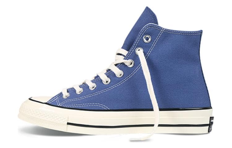 Converse Chuck Taylor All Star 1970s Hi Top True Non-slip Lightweight High-Top Canvas Shoes Unisex Blue White