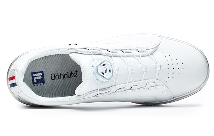 FILA GF 1911 Trainer Anti-Slip And Wear-Resistant Support Low-Top Golf Shoes Men's FILA White 5