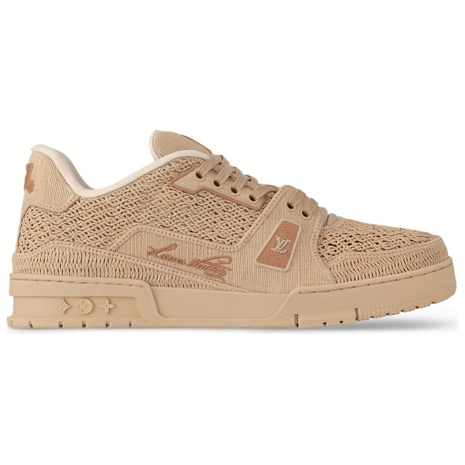 LOUIS VUITTON Pharrell Williams X LOUIS VUITTON Trainer 'Raffia' 4