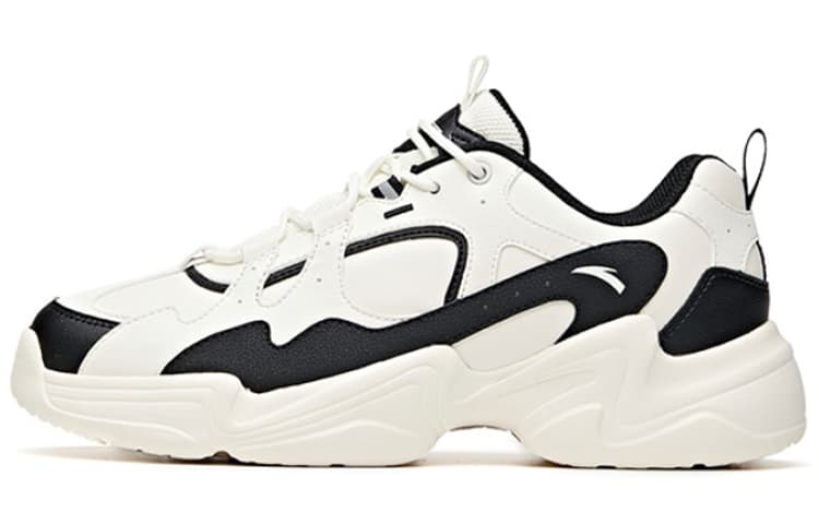 ANTA Chunky Sneakers Women's Low-Top White Black