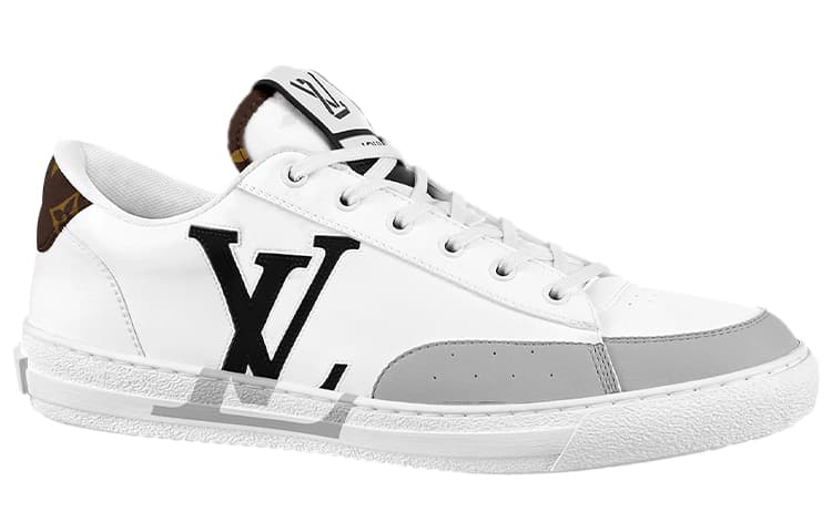 LOUIS VUITTON Charlie Trainers White Cacoa Brown Black 4