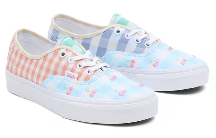 Vans Authentic Gingham Block 'Blue Pink Yellow' 6
