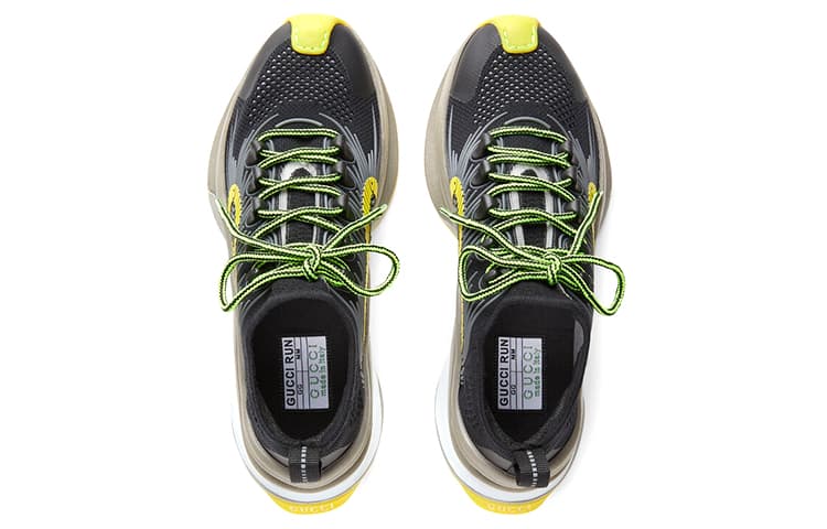 GUCCI Run Sneaker 'Black Yellow' 5