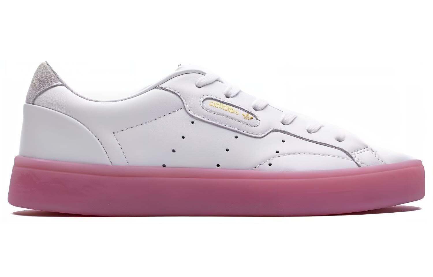 Adidas Originals Sleek Skate Shoes 'Pink Blue' Women's 4