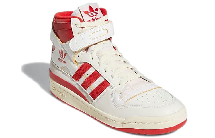 Adidas Originals Forum 84 Hi Cloud White Team Red 6