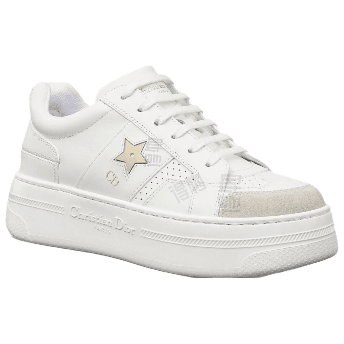 DIOR Star Low Top Skateboard Shoes Women's White 6