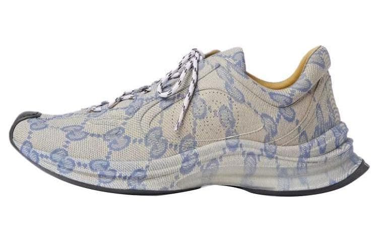 GUCCI Monogram Run Sneaker Beige Blue