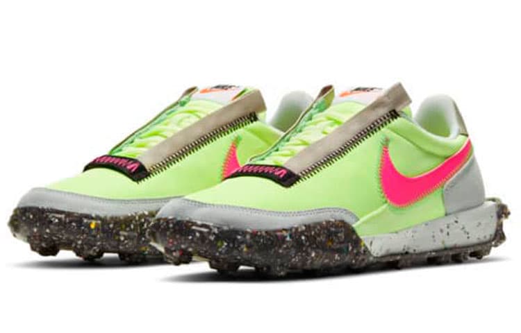 Nike Waffle Racer Crater Barely Volt Women's 6