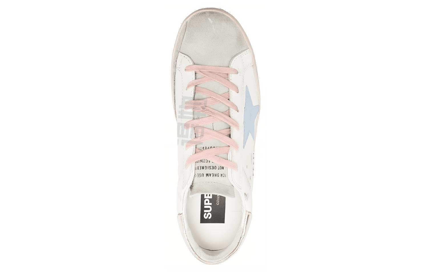 Golden Goose Super Star White Silver Ice Blue Women's 5