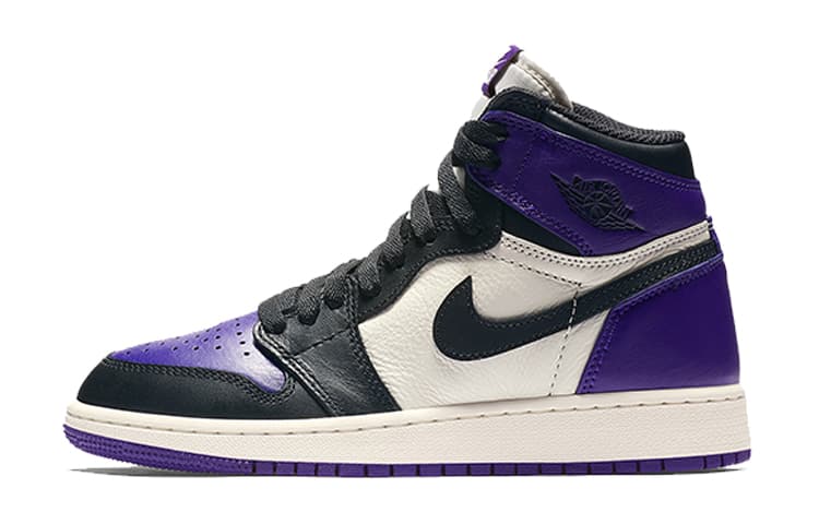 Jordan 1 Retro High OG GS Court Purple