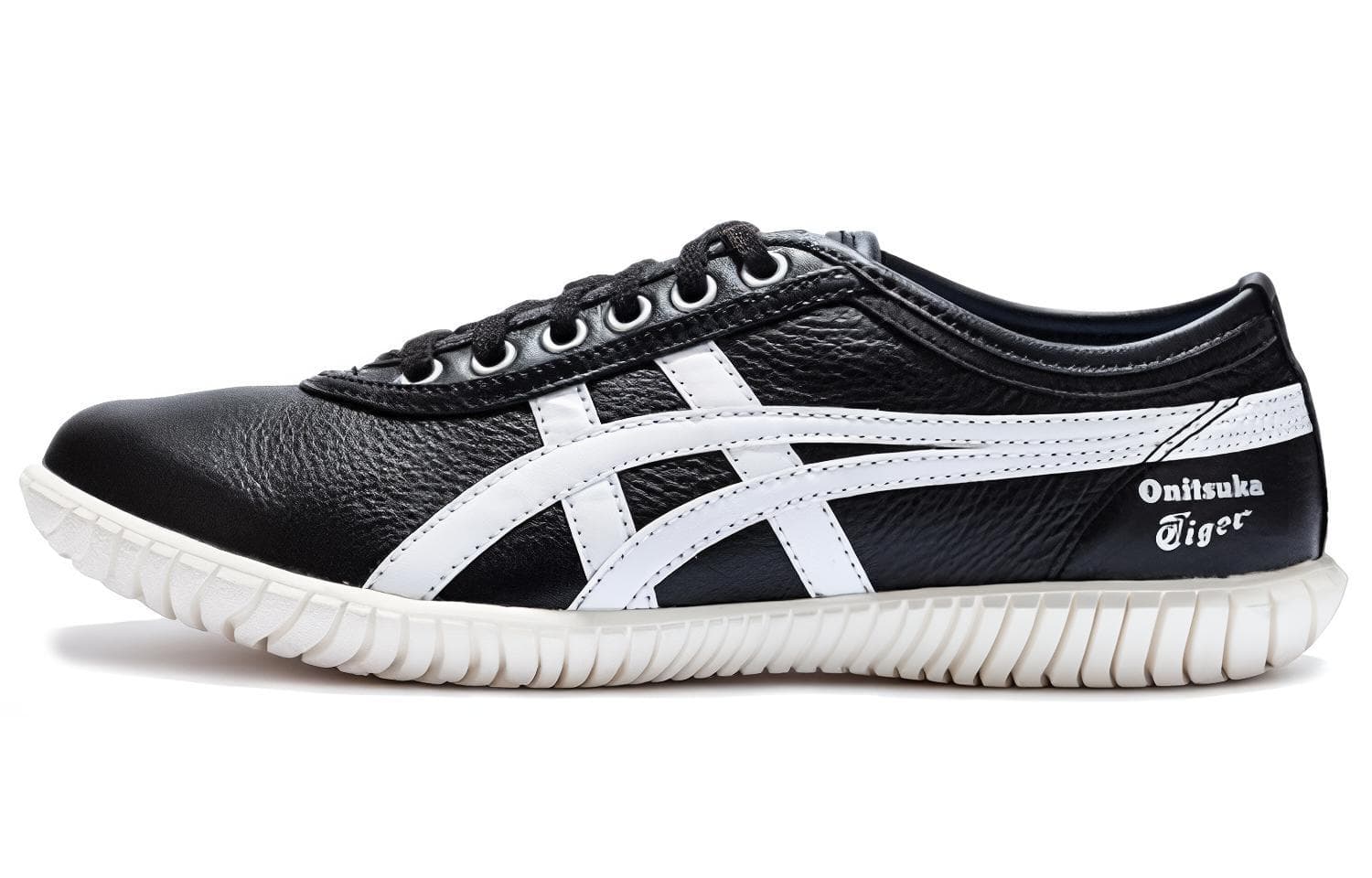 Onitsuka Tiger Tsunahiki Lightweight Comfortable Cushioned Anti-Slip Wear-Resistant Low-Top Casual Shoes Unisex Black White