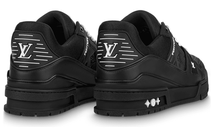 LOUIS VUITTON Trainer Black Embossed Monogram 5